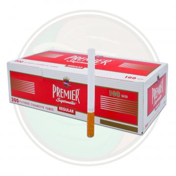 Premier Full Flavor Red 100s Size Cigarette Tubes for Roll Your Own Whole Leaf Tobacco Leaf Only